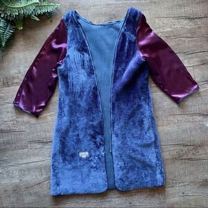 Misty Harbor Inside-Out Blue & Purple Coat